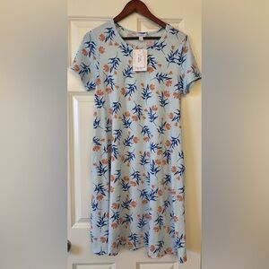 NWT LuLaRoe Jessie Floral Short Sleeve Dress Size Small